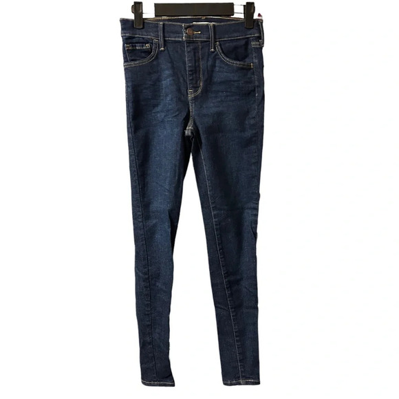 LEVIS WOMENS HIGH RISE SUPER SKINNY JEANS - Picture 1 of 5